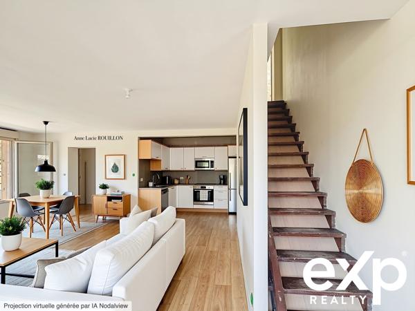 Appartement duplex avec jardin privatif