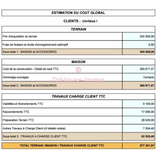 Terrain à vendre de 938 m²