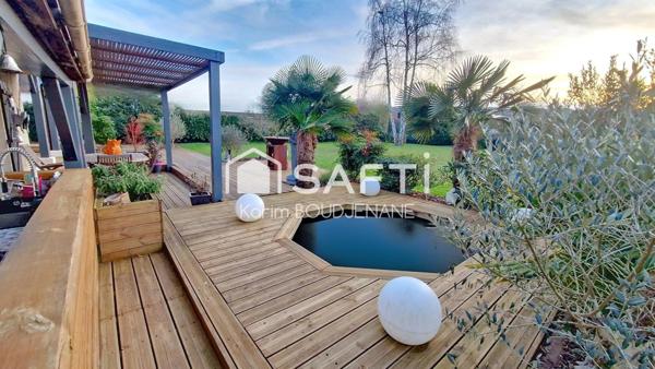 Maison individuelle 215 m2, 4/5 chambres, 1216 m2 de terrain...