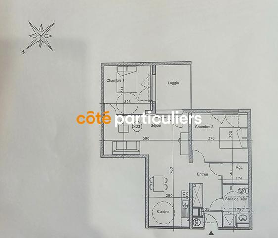 Vente Appartement68 m² - 3 Pièces - CARQUEFOU (44470)