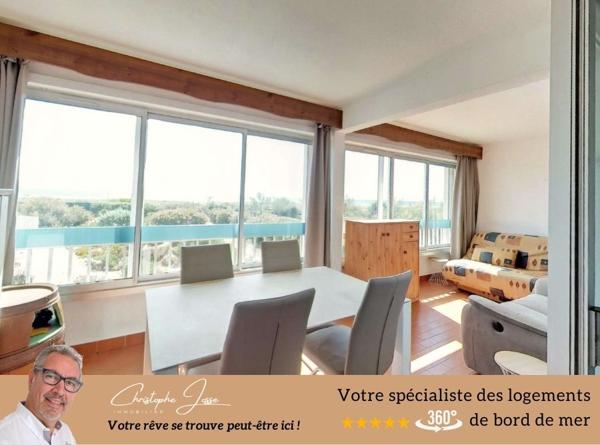 Appartement  4-6 couchages vue mer