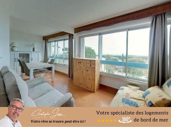 Appartement  4-6 couchages vue mer