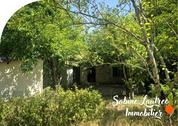 Vénès (81440) Terrain Constructible de 1 207 m² avec Maison et petite dépendance en pierre