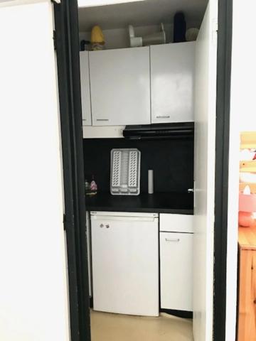 A la MONGIE Studio face aux pistes dans résidence TOURMALET avec balcon.