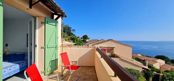 Maison à vendre 3 pièces SAINT RAPHAEL (83), vue mer extraordinaire...