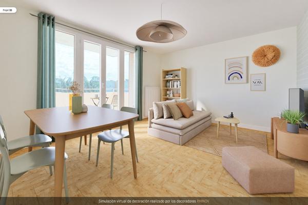 Appartement Villeurbanne 3 pièce(s) 64 m2