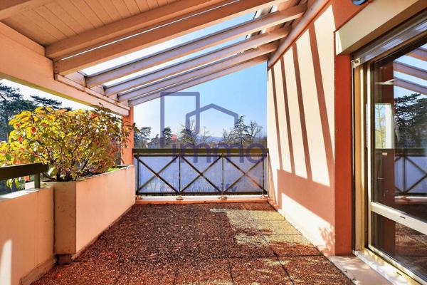 T3 Duplex dernier étage, terrasses, vue parc