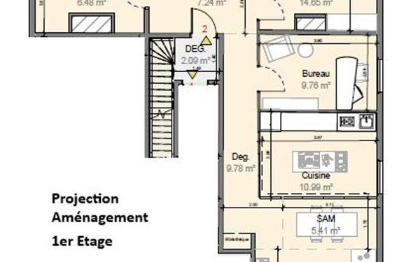 Appartement à vendre    6 pièces • 120 m2 Uckange