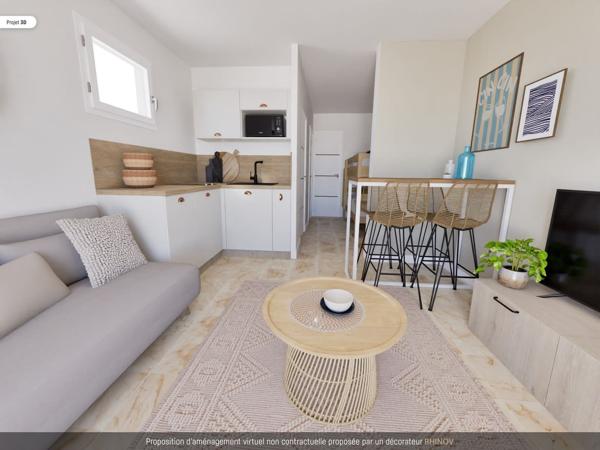 T2 à deux pas de l'océan