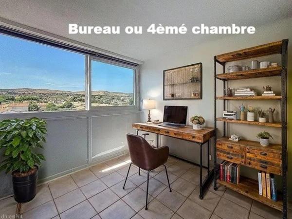 4 pièces plus bureau
