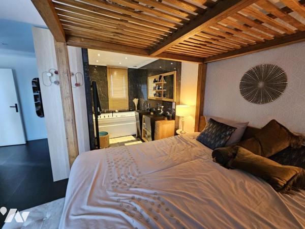 Proche centre ville et mer dans petite copropriété, magnifique appartement avec espaces extérieurs 