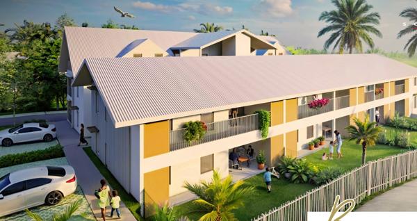 A VENDRE: Appartement T3 en R+1 à BAIE MAHAULT (971)