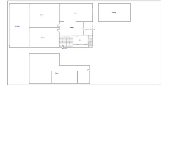 Pavillon type 4/5 Mitoyen + Garage et Grand sous-sol
