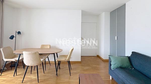 A louer : Appartement  3 pièces meublé de  63 m² avec balcon et parking s/sol