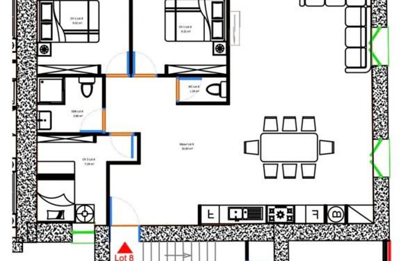 Appartement à vendre    4 pièces • 84 m2 Francheville