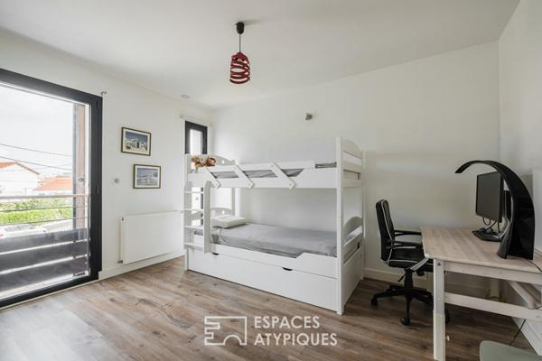 Maison contemporaine avec piscine et studio indépendant