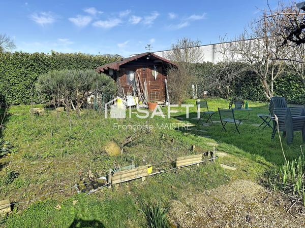 3 chambres, véranda, garage, jardin clos