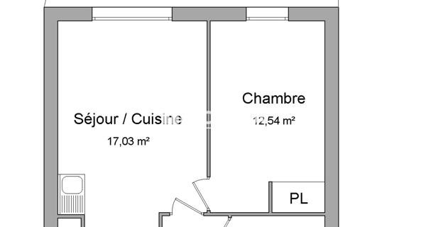 Location Appartement 2 pièces 40.83 m² - Cergy 95000