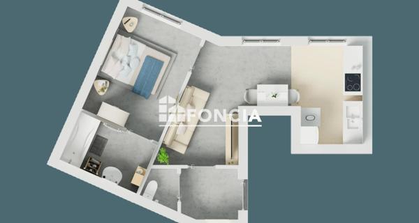 À vendre Appartement 37 m² - ÉChirolles 38130