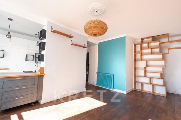 Élégant 3 pièces traversant avec parquet chêne massif – Adresse d’exception