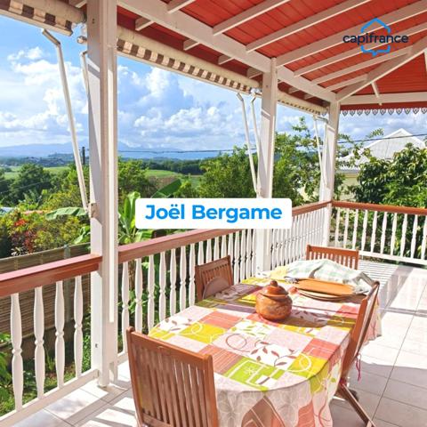 Villa créole T4 avec vue exceptionnelle.