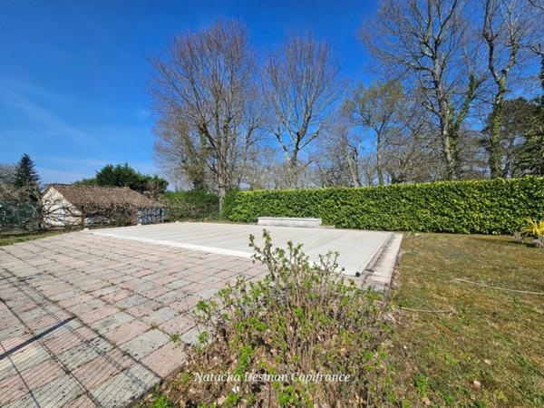 Maison type landaise de plain-pied – 102.37 m² – Terrain 1351 m² avec piscine, Le Barp