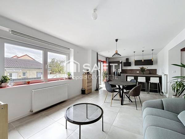 Superbe appartement avec jardin, cave et parking