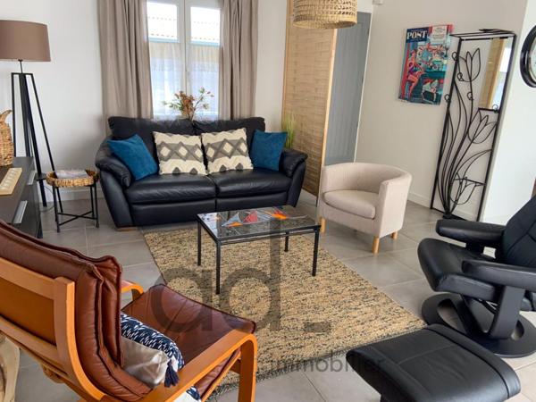 Maison T4 de plain-pied, meublée