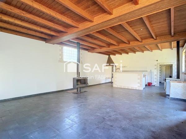 Maison de 112 m² avec trois chambres et belle parcelle de terrain