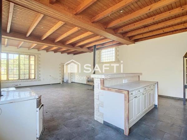 Maison de 112 m² avec trois chambres et belle parcelle de terrain