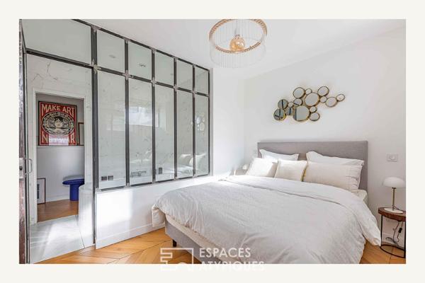 Appartement d’architecte avec terrasse arborée