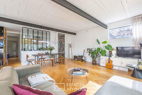 Appartement d’architecte avec terrasse arborée