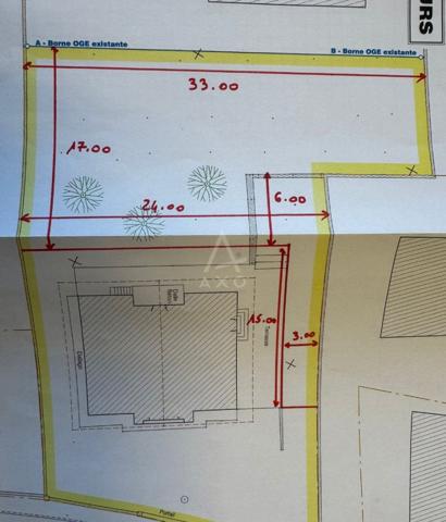 TERRAIN DE 553 m2 Quartier Albertin