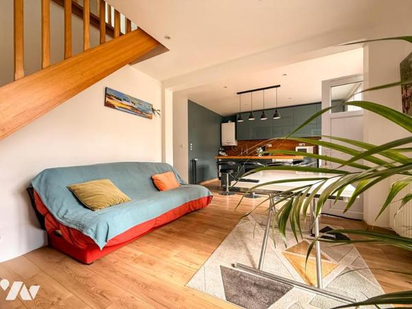 NANTES BOUT DES PAVES - Maison T3 avec vie de plain-pied, jardin et garage