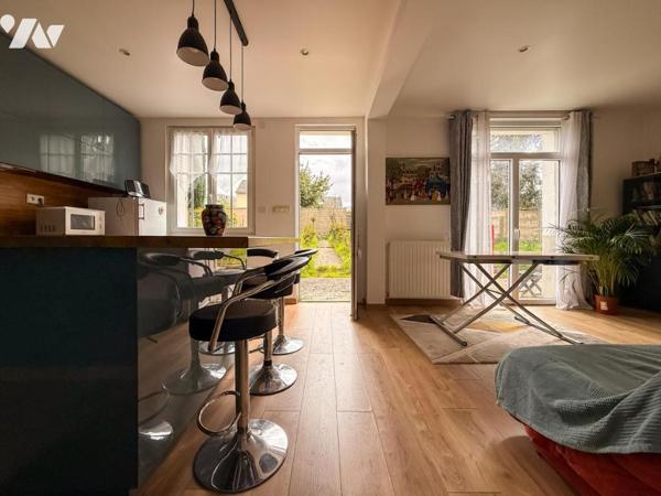 NANTES BOUT DES PAVES - Maison T3 avec vie de plain-pied, jardin et garage