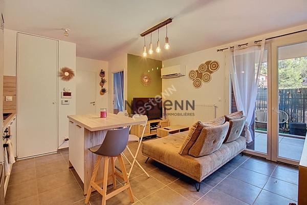 Appartement T2 dans résidence récente avec terrasse et jardin