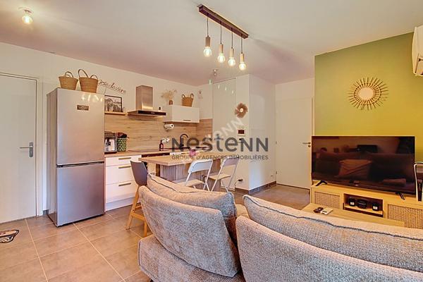 Appartement T2 dans résidence récente avec terrasse et jardin