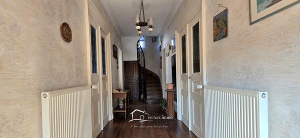 Maison de caractère 19ème siècle - 234m2 - terrain 1320m2 Lusignan (86600)