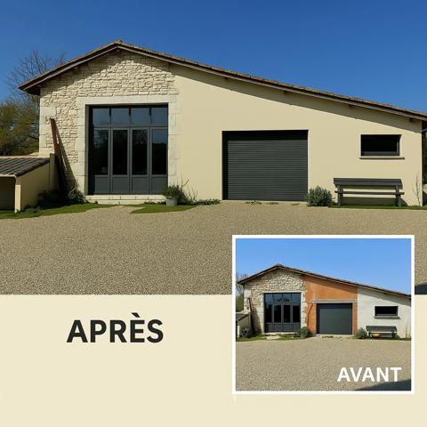 Maison à vendre en pierre 7 pièces JEGUN (32)