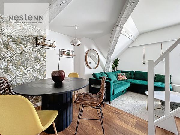 Orléans hypercentre RECOUVRANCE - appartement 3 pièces - lumineux (séjour exposé plein OUEST) - petite copropriété - faibles charges - excellent DPE D !