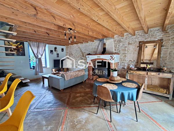 Maison en pierre 130 m² rénovée