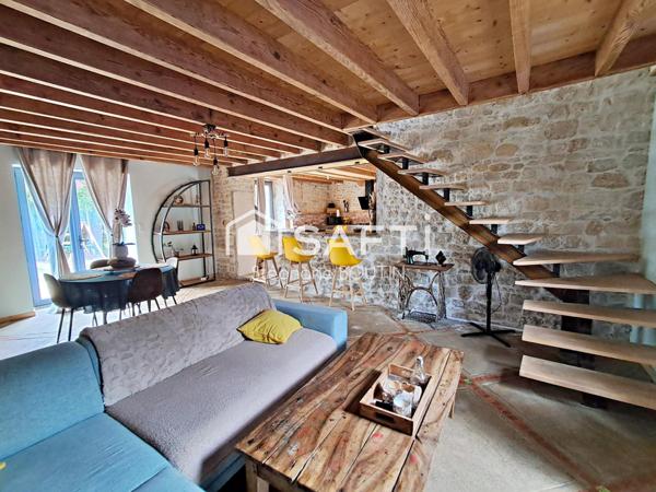 Maison en pierre 130 m² rénovée