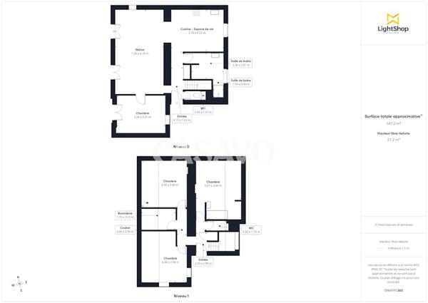 Vente Appartement 5 pièces de 114m² - 44000 Nantes