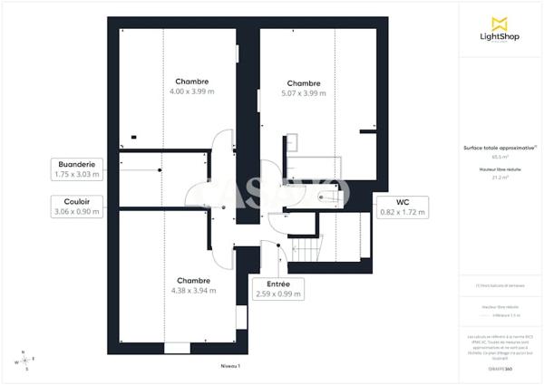 Vente Appartement 5 pièces de 114m² - 44000 Nantes