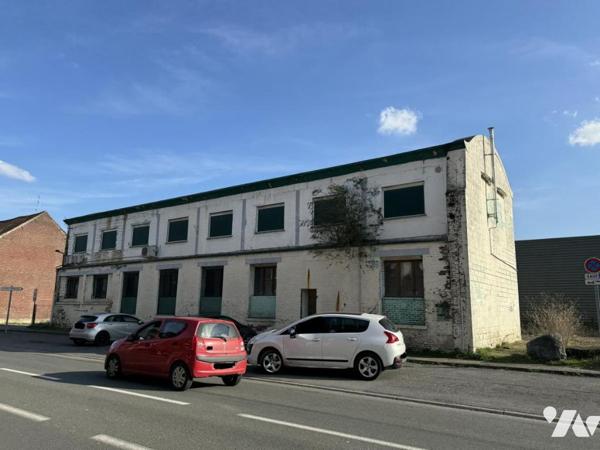A Quiévrechain, Immeuble à usage de bureaux proche frontière belge 400 m² sur 944 m² de parcelle