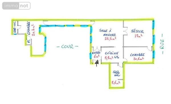 Achat - Appartement Paris 9e Arrondissement 75009 4 pièces 127 m 2