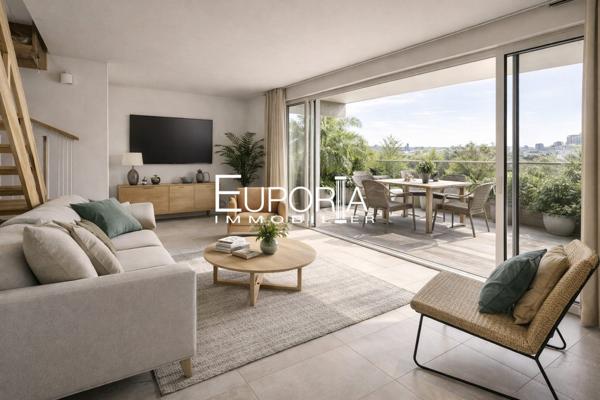 Suresnes – Appartement 4 pièces duplex 87 m² – 3 balcons – Résidence de standing
