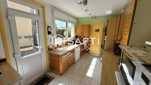 Maison 190m2, 5 chambres, jardin proche gare et commodités, écoles, pas de travaux