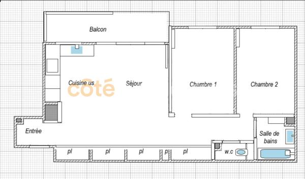 Vente Appartement64 m² - 3 Pièces - SAINT CLOUD (92210)
