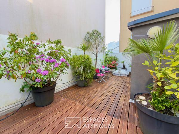 Immeuble mixte de charme et son jardin suspendu en coeur de ville